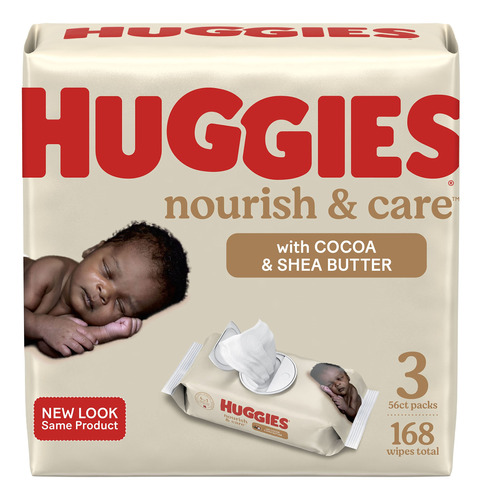 Toallitas Para Bebes, Perfumadas, Huggies Nourish & Care Par