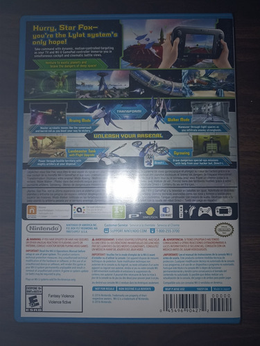 Star Fox Zero Wii U (Usado)