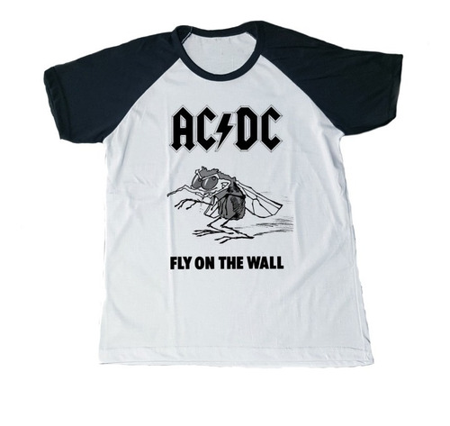 Remera Ac/dc Fly On The Wall Album Spun Adulto/niño Unisex