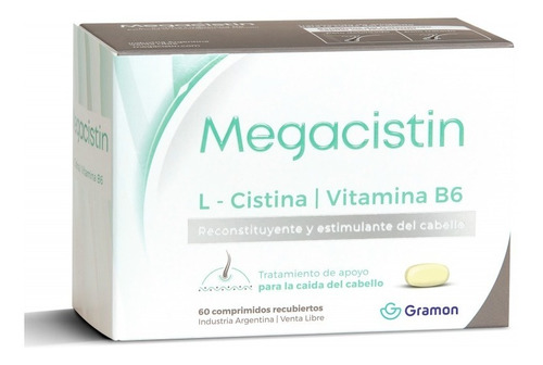 Megacistin Comp X 60 Controla La Caida Del Cabello