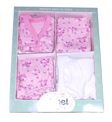 Ajuar Bebés Body Estampados Set De Nacimiento Varios Diseños