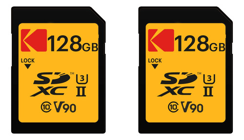 Kodak Tarjeta Memoria Uhs-ii U3 V90 Ultra Pro Sdxc 128 Gb Mb
