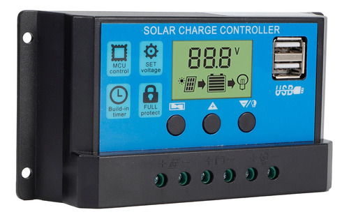 Controlador De Carga Sistema Fotovoltaico Pwm Offgrid Solar