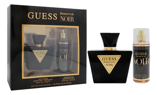 Conjunto De Presente Perfume Guess Seductive Noir Para Mulhe