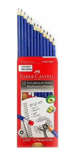 Lápiz Faber Castell Presto Hb  Caja X12 Und