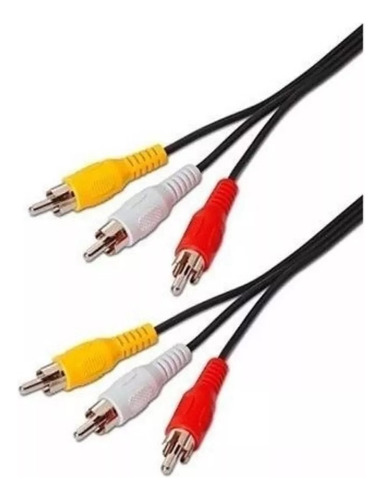 Cable Audio Video 3 Rca X 3 Rca 1,8 Metros