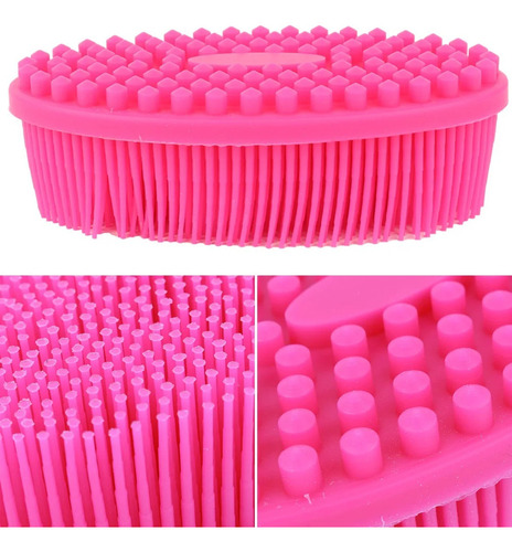 Cepillo Corporal De Silicon Portátil Texturas Suave 1pz