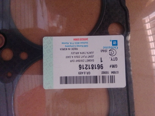 Empacadura Camara Corsa 1.6 Cielo Racer Lanos Amianto