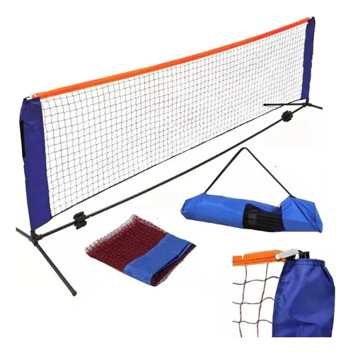 Red De Fútbol Tenis 2.4 Mts - Tenis + Bolso + Soporte 