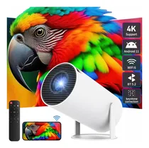 Comprar Comercio Hy300 Mini Proyector Profesional Wifi Android11,home Proyectores Baratos 4k 1080p Full Hd Proyector Led Con Corrección Automática Horizontal Proyector Giratorio De 180° Para Teléfono Blanco ﻿