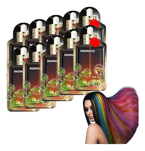 Extractos Botánicos Crema For Tinte For El Cabello(10pcs)