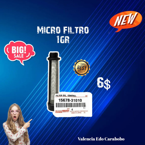 Micro Filtro Vvt-i Motor 1gr -fe