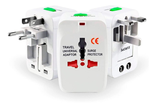 Adaptador De Corriente Universal Viajero Múltiple Conexion