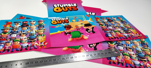 Cubos Deco Mesa Dulce Cumple Stumble Guys X2u