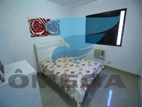 Imagem 5 de 17 de Guarujá Pitangueiras Flat 2 Dormitórios Ar Condicionado Piscina Lazer Completo Manobrista Serviço De Praia Portaria 24 Horas - Fl0011 - 34708972