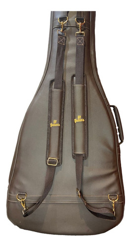 Suit Case Para Violão Folk 91 Guitar's Marrom