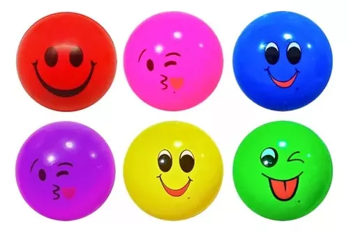 Bola Leve Amarela Smile Emojis Variados