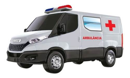 Ambulancia Iveco Daily Usual Escala 1:20 Color Blanco