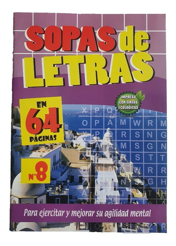 Pasatiempo Sopa De Letras 64 3 X $10.000