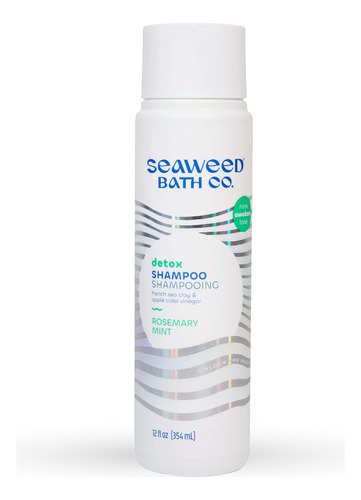 Seaweed Bath Co. Champu Desintoxicante, Aroma A Menta De Rom