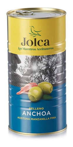 Aceituna Manzanilla Rellena De Anchoa Snack Gourmet 1.45kg