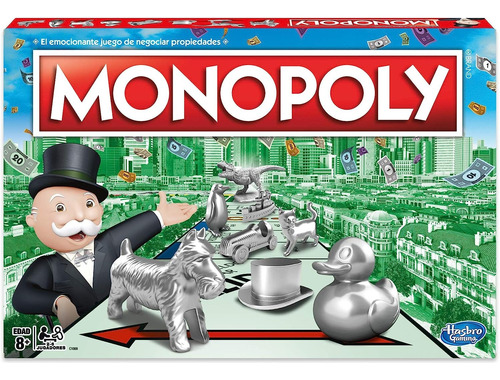 Monopoly Clásico Juego De Mesa En Español Hasbro Original