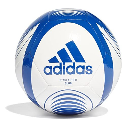 adidas Unisex's Starlancer Clb Soccer Ball, White/team Royal