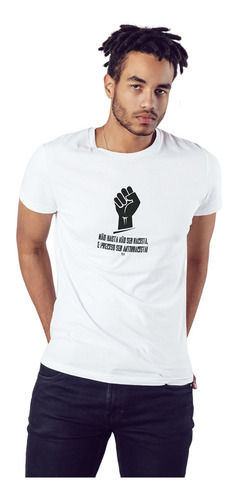 Camiseta Antirracista Diga Não Ao Racismo