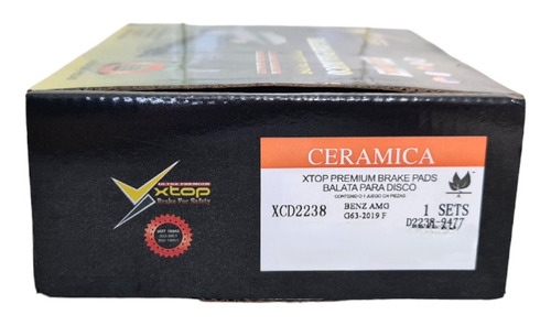 Balatas Delanteras Para Mercedes Benz Amg G63 2019 Xcd2238 !