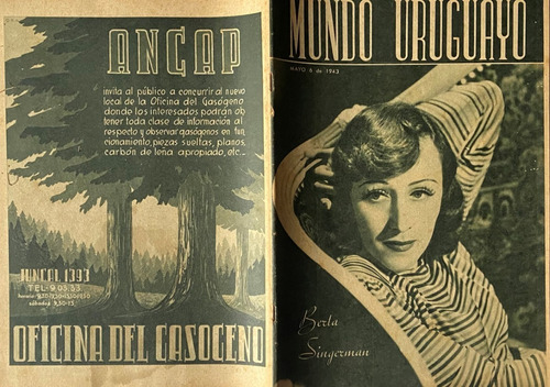 Mundo Uruguayo N° 1254 Grandes Manifestaciones 1° Mayo 1943