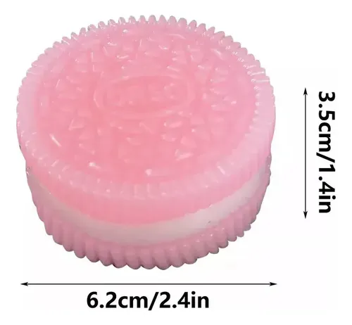 Pack De 4 Oreo Squishy – Juguetes Antiestrés Con Forma De Galleta Para Niños Y Adultos
