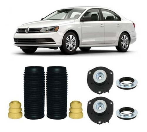 Kit Coxim Batente Amort Diant Jetta 2011 2012 2013