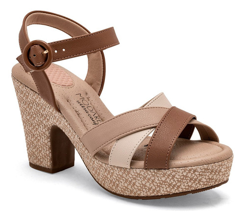 Zapatilla Con Pulsera De Modare Mujer Camel 716511324 T7