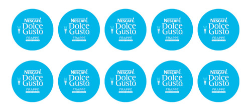 Kit 10 Cápsulas Avulsas Frappe Café Latte Gelado Dolce Gusto