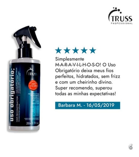 Shampoo Truss loiro proteção da cor en shampoo mascara condicionante e mascara liquida de 300mL de 180g