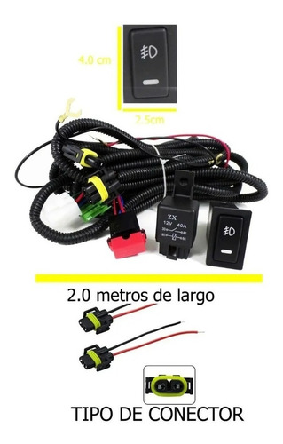 Kit Faros Niebla Focus 2007 2008 Con Cableado