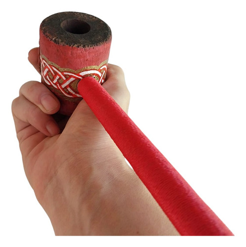 Cachimbo Xamânico Labirinto De Chartres, Rosa Sagrada Vermelho
