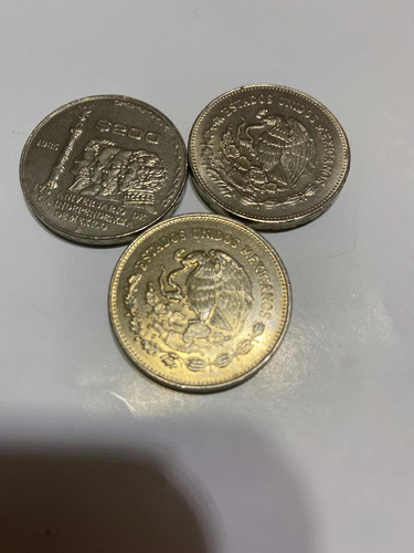 Imagen 5 de 5 de Monedas Conmemorativas 1985 Y 1986 200 Pesos