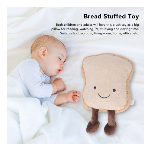 Pan Almohada Alimento Peluche Niños Suave Pp Algodón Diverti