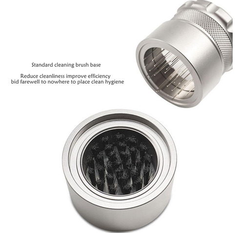 Agitador De Espresso De Acero Inoxidable Máquina 53 Mm Gris