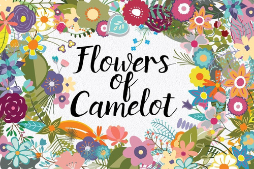 Kit Imprimible Scrap #03 - Flowers Of Camelot