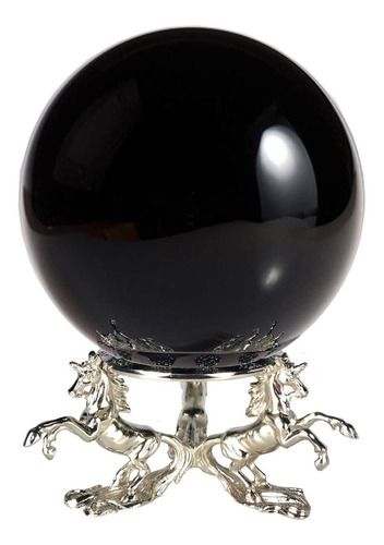 Bola De Cristal Amlong Crystal De 15cm - Negro
