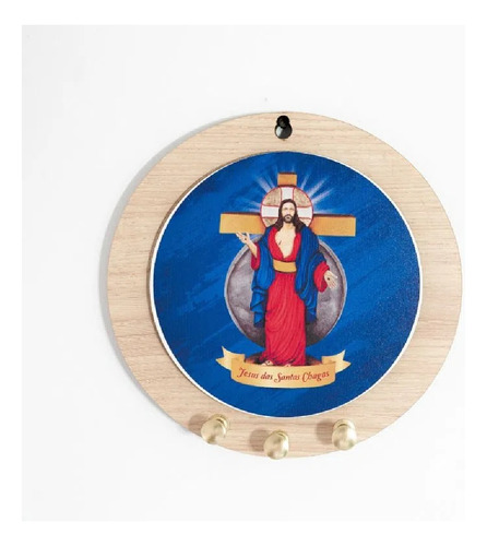 Porta Chaves Jesus Das Santas Chagas De Parede