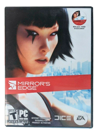 Dvd Pc Game: Mirror's Edge + Cd De Música