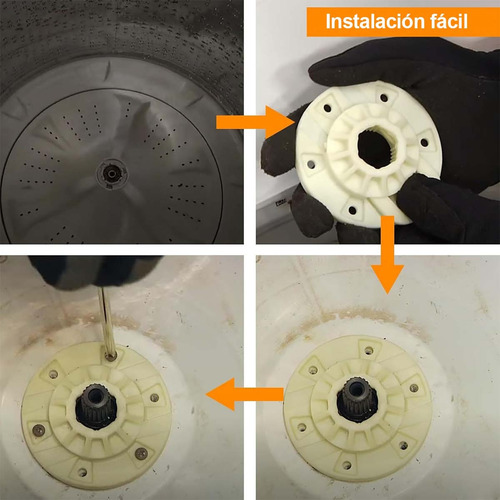 2pcs Para Whirlpool Soporte Base Hub Tina Lavadora W10528947