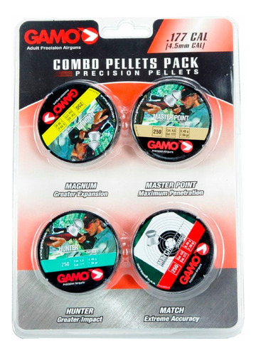 Pack De 1000 Balines Marca Gamo Calibre .177 / 4.5mm