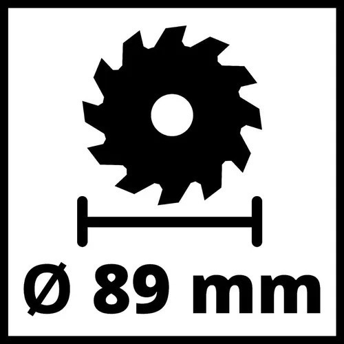 Mini Sierra Inalambrica Einhell Te-cs 18/89 Li Sin Bateria Negro/Rojo