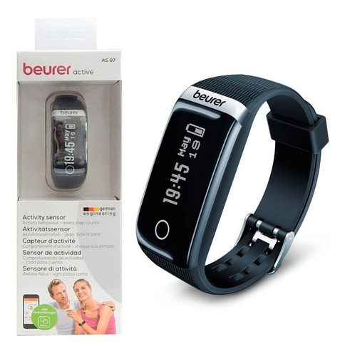 Imagen 5 de 6 de Beurer As87 Sensor De Actividad Pulsera C/ Bluetooth +cuotas