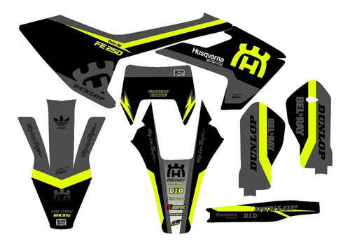 Kit Calcos Gráfica Husqvarna Fc 125-250-450 2016/2018