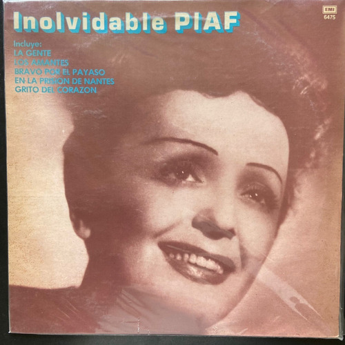 Vinilo Inolvidable Edith Piaf Che Discos